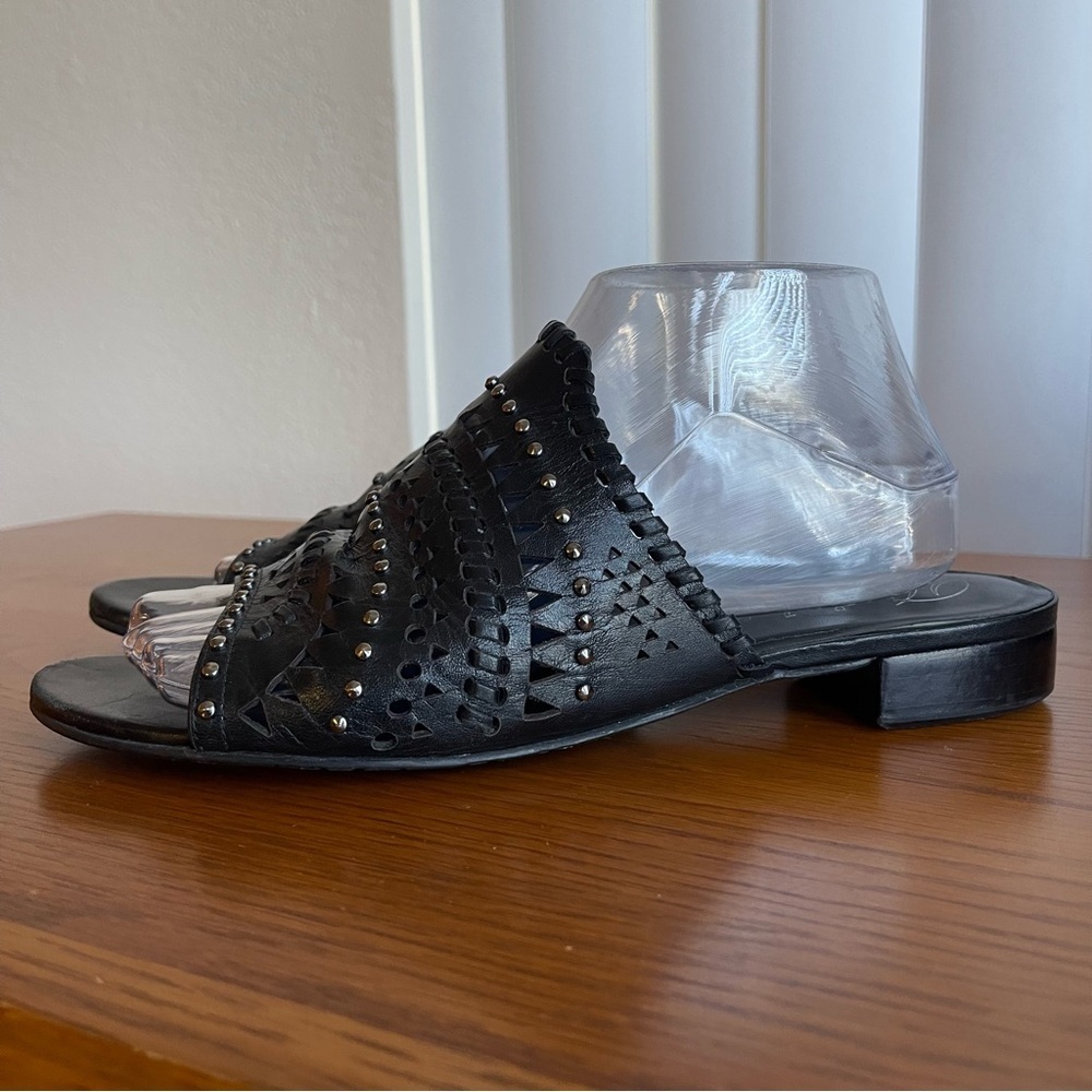 Brighton Neo Mule Leather Sandals Black Size 9.5 - Picture 3 of 16